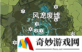 原神风龙废墟风神瞳在哪 风龙废墟风神瞳位置