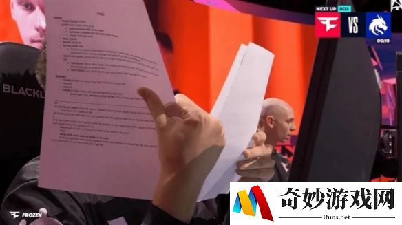 BLAST导播无意泄露FaZe战术手册内容：导播搞事？