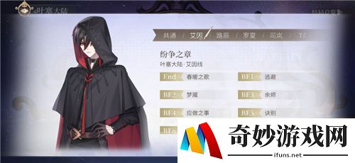 时空中的绘旅人个人线怎么开 罗夏艾因路辰司岚线攻略