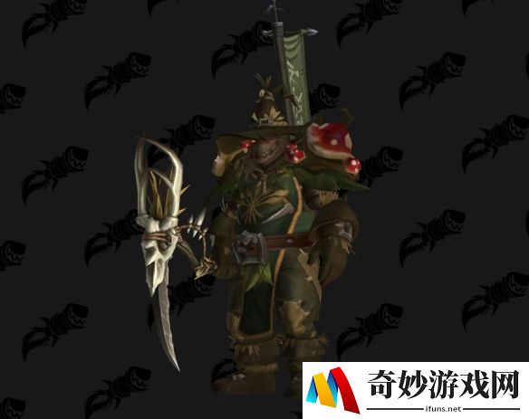 魔兽世界麦田守护者幻化，魁梧霸气的稻草人
