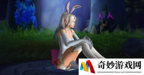 魔兽世界复活节最美兔女郎，小吊带裙一穿美到窒息