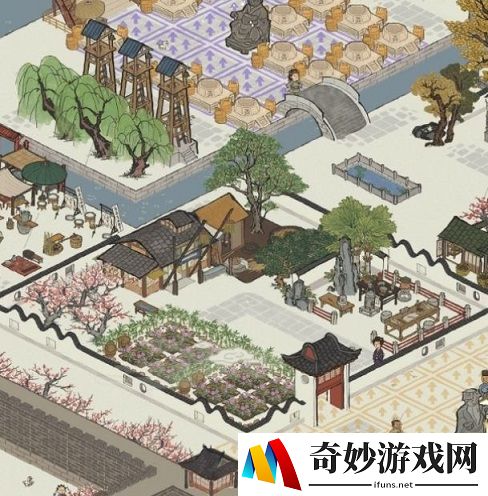 江南百景图餐馆四季怎么布局 餐馆布局推荐