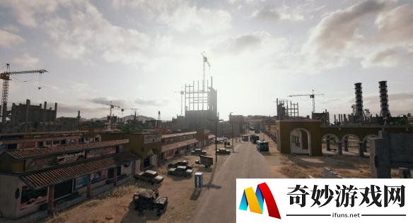 《绝地求生大逃杀》沙漠地图新截图 一片荒芜地形更加复杂！