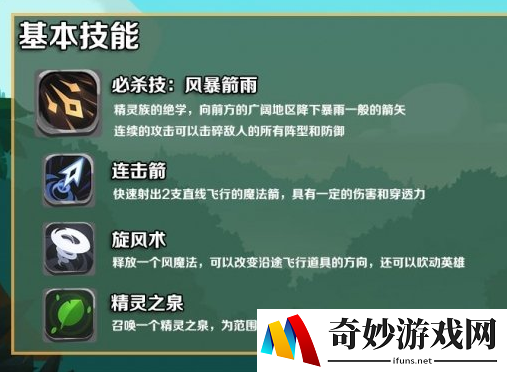 两座城池秘林射手怎么样 秘林射手角色介绍