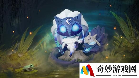 拳头推出超可爱LOL千珏手办 二郎腿翘起俏皮又天真！