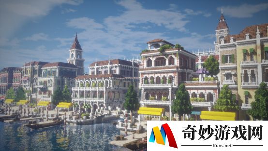 水不在深 光影就行 《我的世界》大神舀干太平洋造最美水景