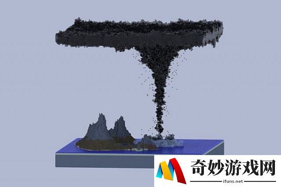 《我的世界》方块形成的龙卷风有多可怕 威力堪比十个泰坦生物