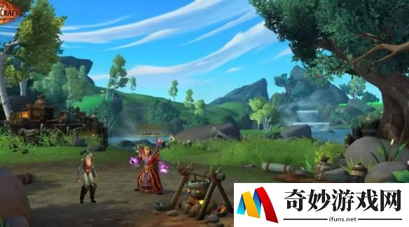 魔兽世界自定义战团角色选择背景，让你与众不同
