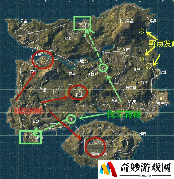 绝地求生刺激战场四排快速上分玩法攻略(1)